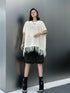 Fringe Knit Oversize Top